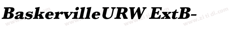 BaskervilleURW ExtB字体转换